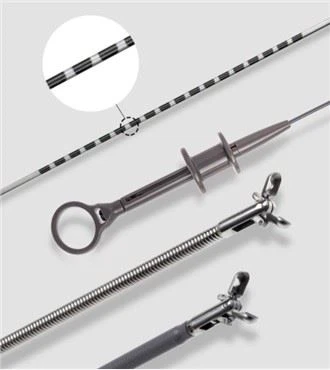 Pinça de biópsia distal descartável com revestimento fino